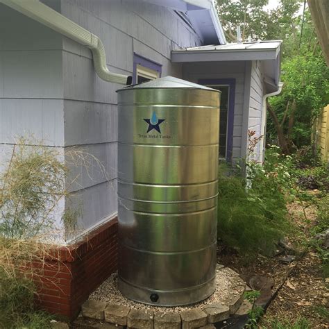 Galvanized Steel Water Storage Cistern Tank - 300 Gallon ...