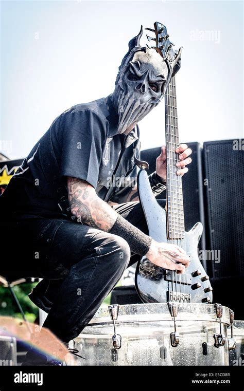 Toronto, Ontario, Canada. 25th July, 2014. American metal band Mushroomhead performs at Molson ...