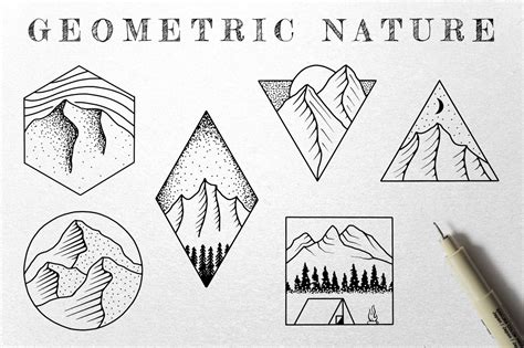 Geometric Nature Illustrations on Behance