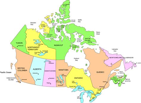 Canada Political Map