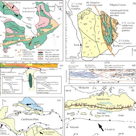 Evidence for plate tectonics in Archean terranes includes craton-scale ...