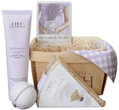 Farmhouse Fresh Lavender Harvest Basket