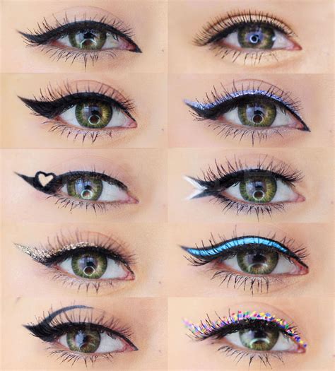 12 Different Eyeliner Looks | Eyeliner Makeup Tutorial