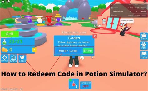 Roblox Potion Simulator Codes December 2023 - Game Information and How ...