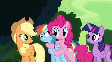 Image - Pinkie Pie hugging Rainbow Dash S4E04.png - My Little Pony Friendship is Magic Wiki