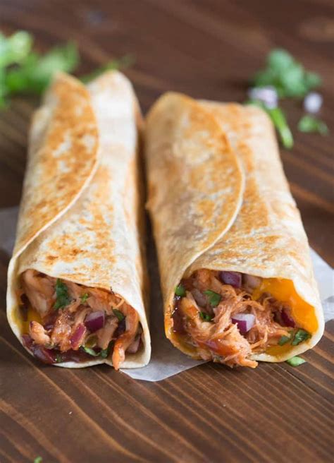 Crispy-BBQ-Chicken-Wraps-3