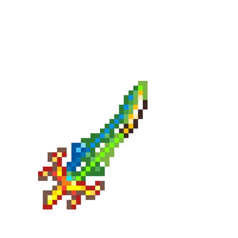 Pixilart - Terraria - Terra Blade by nyree20