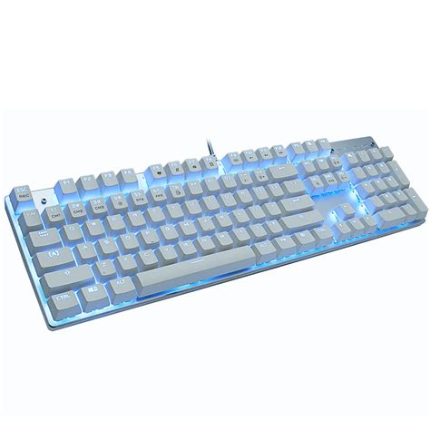 Gaming Keyboard, Gaming Mechanical Keyboard with 104 Keys Wired LED Backlit Game Keyboards for ...