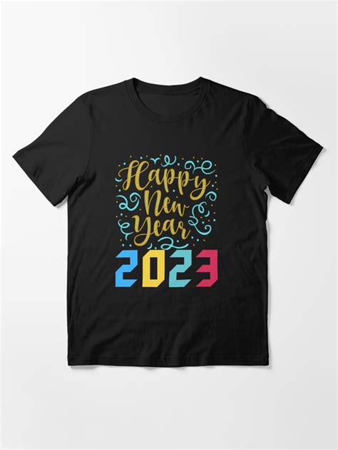 "Happy New Year 2023" T-shirt for Sale by quamrul | Redbubble | happy new year t-shirts - 2023 t ...