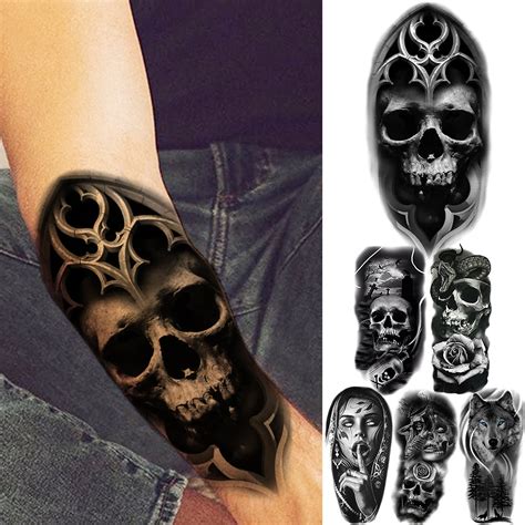 Skull Sleeve Tattoo Ideas