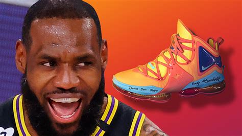 LeBron James Reveals Space Jam-Inspired 'LeBron 19' Signature Shoe ...