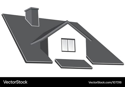 House roof Royalty Free Vector Image - VectorStock