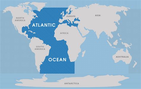 Atlantic Ocean In Europe Map - ocean wildlife list