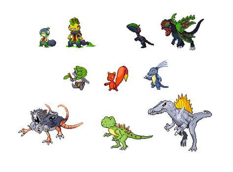 Fakemon Sprites by neckpunch73 on DeviantArt