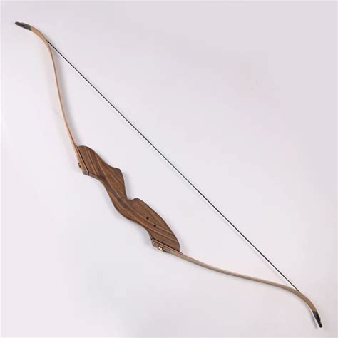 60inch wooden recurve bow takedown type 45lbs archery hunting and shooting gear -in Bow & Arrow ...