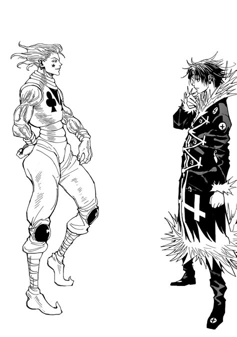 Hisoka Vs Chrollo Anime Chrollo finally accepts to fight hisoka in a death match at heavens arena