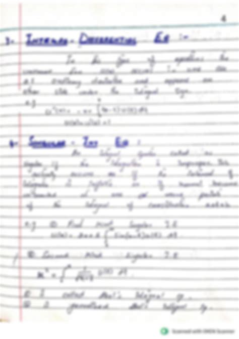 SOLUTION: Integral equation and its types - Studypool