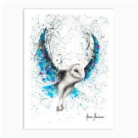 Mystical Owl Art Print by Ashvin Harrison - Fy