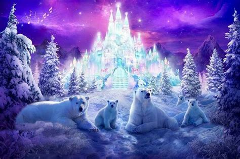 Pin by Sharon Walters on Polar Bears | Winter wonderland, Fantasy city, Polar bear