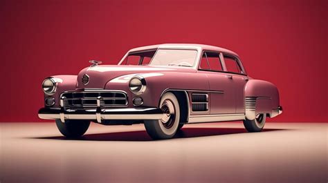 Premium AI Image | Old car in a museum