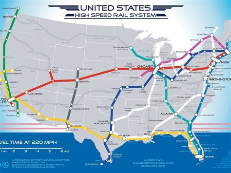 Usa High Speed Rail Map - Windy Kakalina