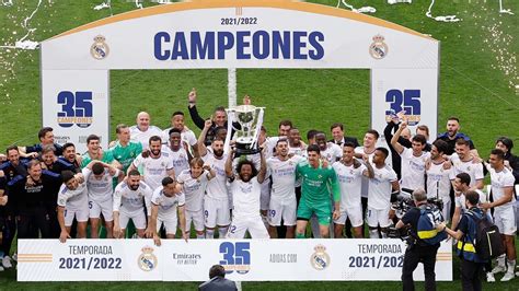 Real Madrid campeón de La Liga 2021-2022 - Noticias La Gaceta