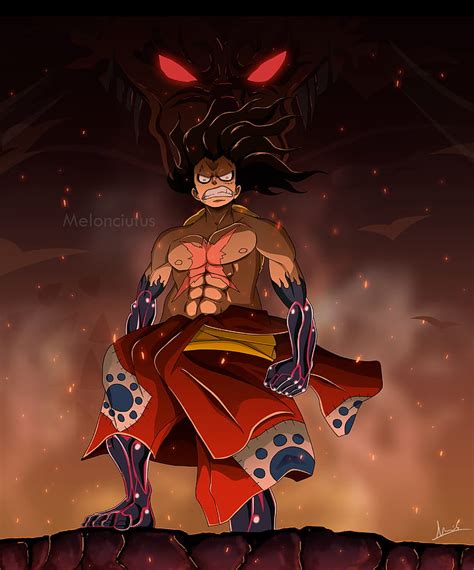 HD wallpaper: One Piece, Monkey D. Luffy, Kaido, Gear Fourth Snakeman, dark | Wallpaper Flare