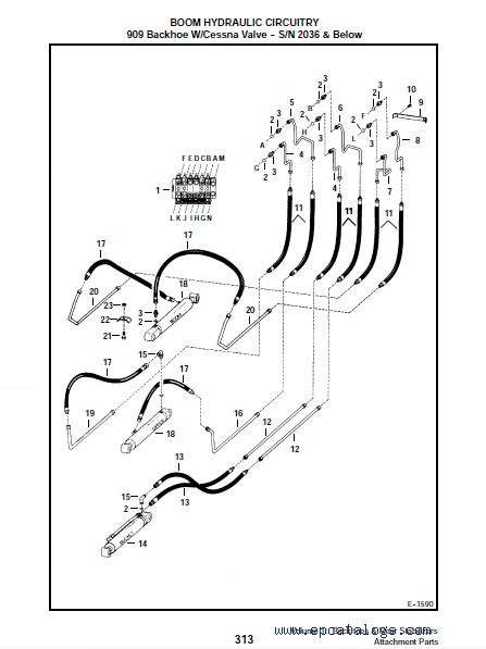 Bobcat Backhoes Rear Stabilizers Volume 1 Attachments PDF