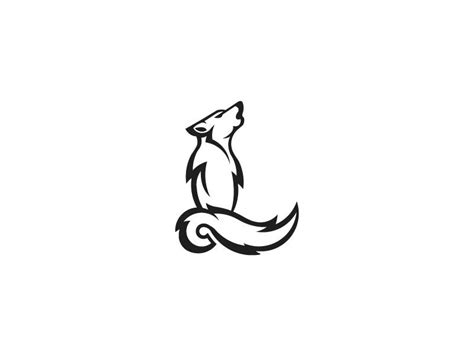 Simple Wolf Tattoo