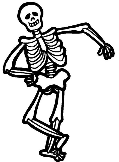 Halloween Skeleton Cartoon Clipart