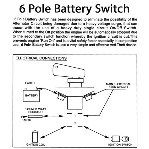 Stable Energies 6 Pole Battery Cut Off Switch