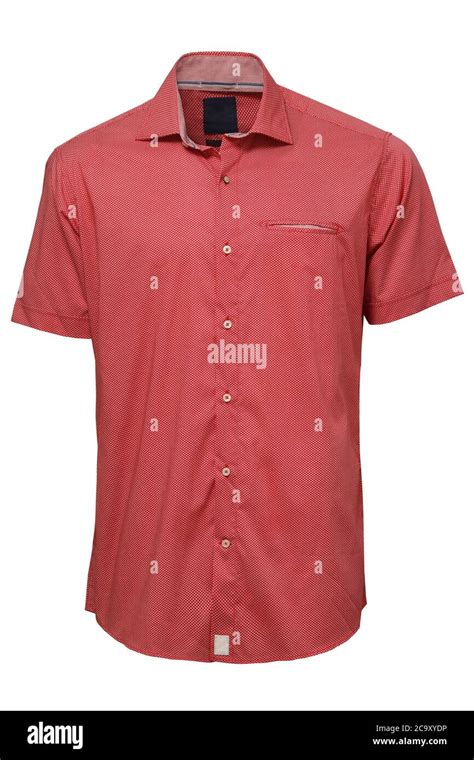 Red short sleeve shirt Stock Photo - Alamy