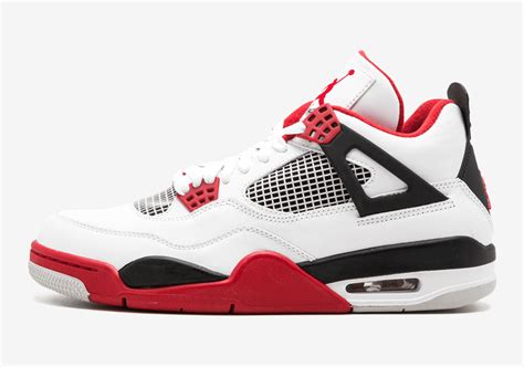 Men's Nike Air Jordan Retro 4 OG "Fire Red 2020" DC7770 160 ...