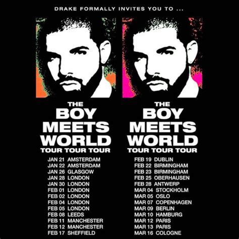 Drake Announces 'The Boy Meets World Tour' Of Europe - Hip-Hop Wired