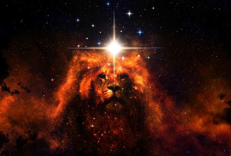 Space Lion Wallpaper