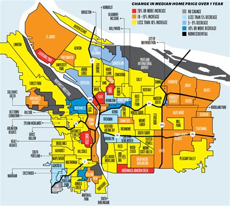 Portland Neighborhoods By The Numbers 2018 - JD PDX Real Estate