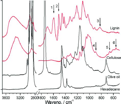 ATR-FTIR spectra of selected reference materials. The spectra are... | Download Scientific Diagram