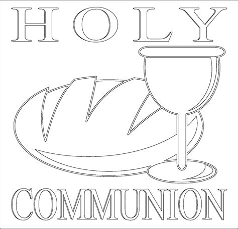 Holy Communion Coloring Page | The Best Porn Website