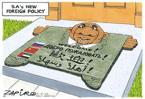 Zapiro on Twitter: "Zapiro cartoon published @dailymaverick (4 May 2023) on Walkover ...