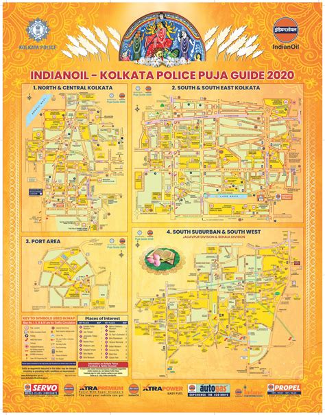 kolkata-durga-puja-road-map-2020 | Kolkata Durgotsav