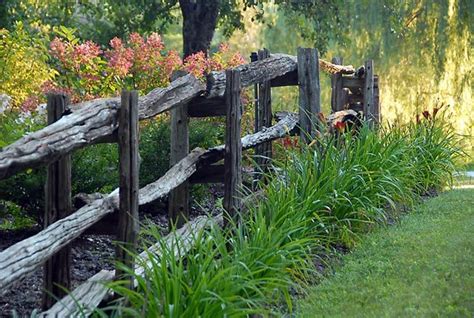 Distinctive Landscaping Projects | Rustic fence, Landscape projects ...