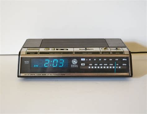 Vintage Digital Alarm Clock Radio Vintage Digital Alarm Clock