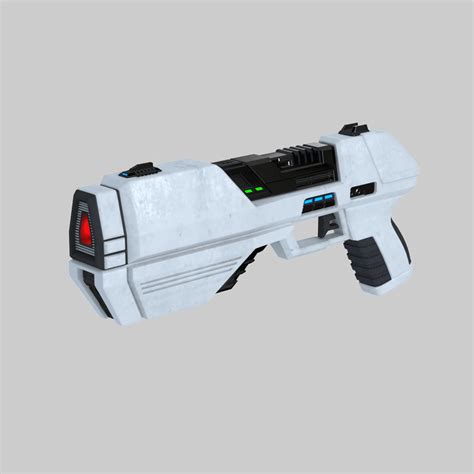 Futuristic Gun Pistol Free 3D Models download - Free3D