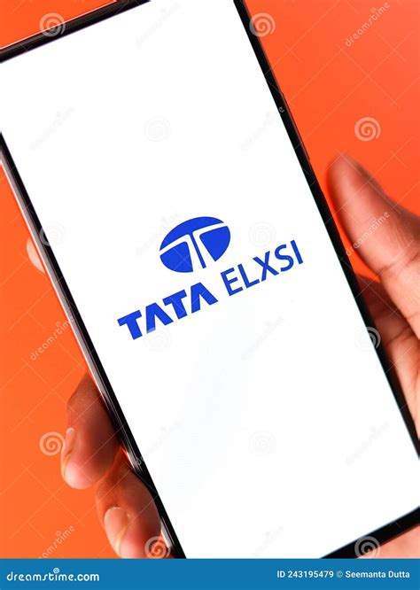 West Bangal, India - October 09, 2021 : Tata Elxsi Logo on Phone Screen Stock Image. Editorial ...