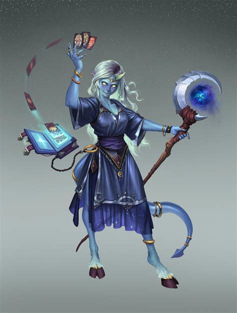 [ART] Midara, Tiefling Tarot Divination Wizard : r/DnD