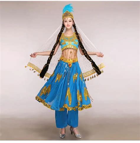 ZZB054 Xinjiang Asian belly dance costumes The Muslim dance performance ...