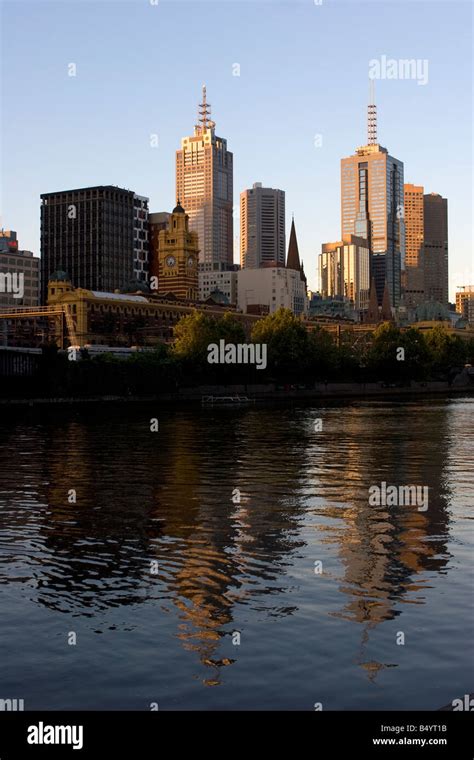 City Skyline Melbourne Stock Photo - Alamy