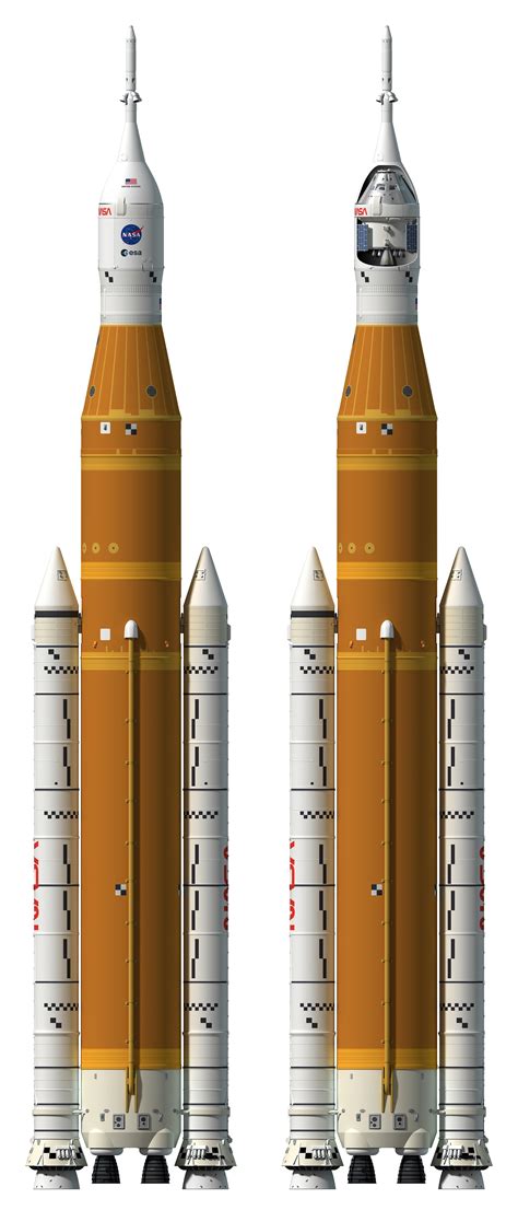 ESA - Artemis rocket with Orion and European Service Module inside