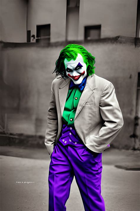 Green Haired Joker Graphic · Creative Fabrica