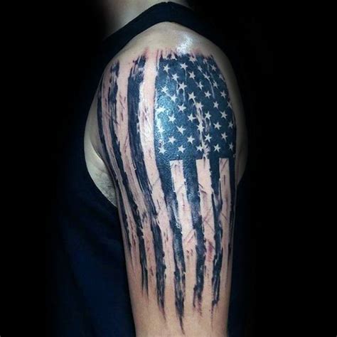 American Flag Tattoos Shoulder - SCRIBB LOVE TATTOO DESIGN